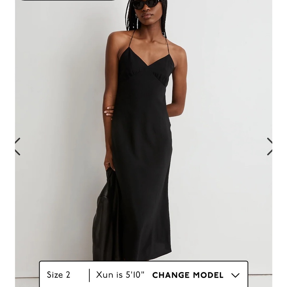 Layton midi slip dress